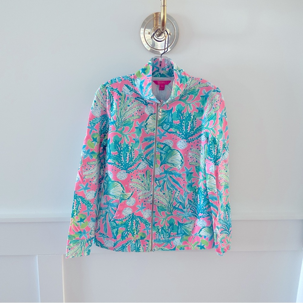 Lilly Pulitzer Tropical Print Jacket, Size Small